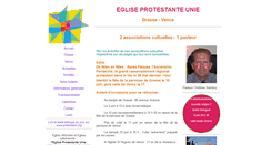 Desktop Screenshot of eglise-protestante-grasse-vence.org