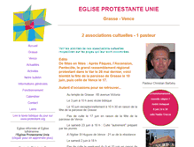Tablet Screenshot of eglise-protestante-grasse-vence.org